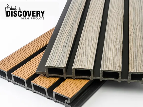 3D Outdoor WPC Grille Wall Panel